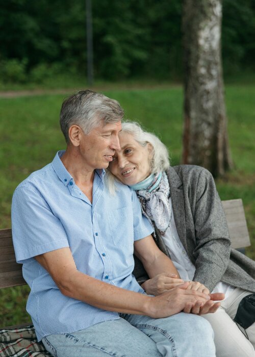 Happy senior couple enjoying quality time together - companionship care services Columbia SC